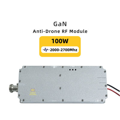 2000-2700MHz 100W wideband GaN Anti-Module for FPV Anti Drone System C-Uas Mavic 3 Autel Fpv Ua Poland RF Module