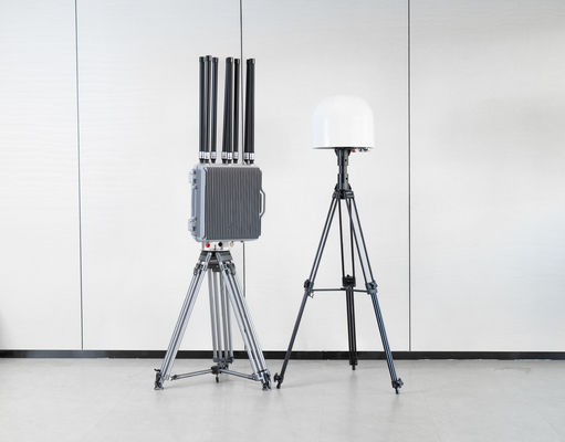 Купить Исправленное оборудование для обнаружения и подавления дронов с полным частотным диапазоном 70 МГц-6 ГГц, интегрированной передачей видео FPV 360° и дальностью обнаружения ≥10 км Производство в сети