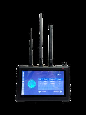 Купить 1.5km 70MHz-6.2GHz полный диапазон Дрон детектор 500MHz-6GHz FPV полный охват видео захват и хранение 1+N режим работы с часами Команда сотрудничества портативный дизайн Производство в сети