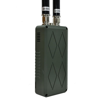 Portable Drone Jammer with High-Efficiency Jamming and Dual-Band Coverage for Anti-Drone Defense