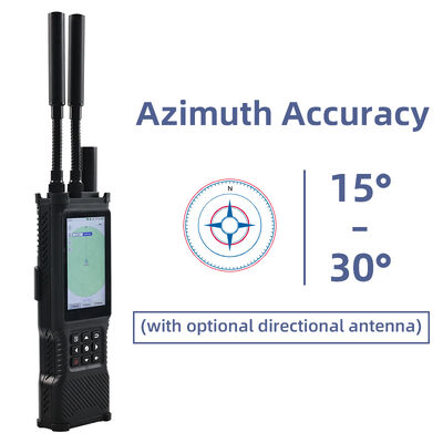 Купить Компактный портативный детектор дронов, обеспечивающий вибрацию и звуковые сигналы в режиме реального времени с простой работой одной рукой и портативностью Производство в сети