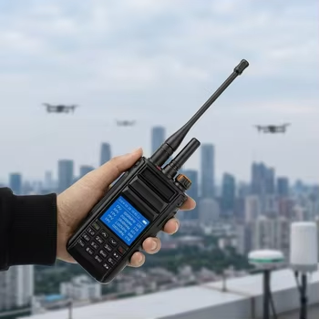 Купить Дневной детектор беспилотных летательных аппаратов 300 МГц ≈ 6200 МГц с ОФДМ и FM сигнальным обнаружением с диапазоном обнаружения 1 км и аудиовизуальной сигнализацией Производство в сети
