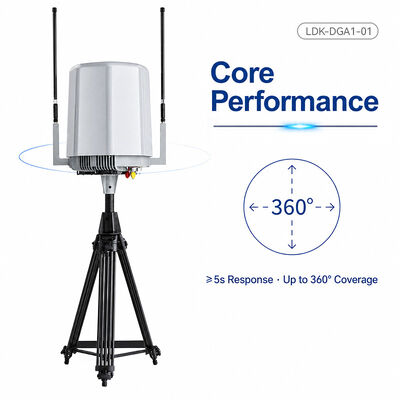 Купить Ladasky Fixed Anti-Drone Detection Device 70MHz-6GHz ∙ ∙ ∙ Дальний радар БПЛА и радиочастотный сканер ∙ ∙ ∙ DJI Autel FPV Detection 10km Производство в сети