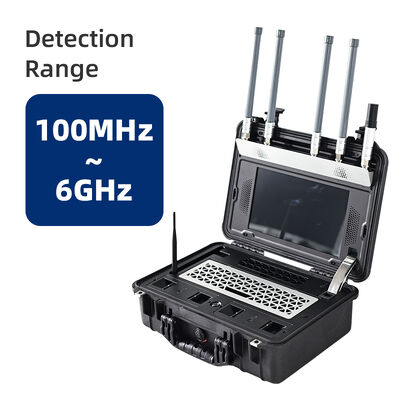 Купить 5km UAV 100M-6Ghz Fpv Dron Detector Portable  Detection System Dji Autel 2.4G 5.8G IP65 Remote Control Alarm Location Tracking Производство в сети