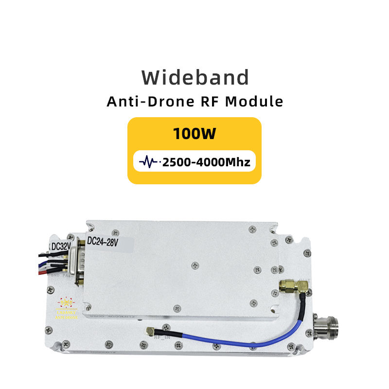 2500-4000 МГц 100 Вт Gan Lora Модуль защиты от БПЛА, анти-портативность, FPV-удар для DJI, RF усилитель мощности с циркулятором