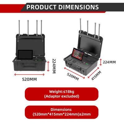 10km Long-Range Portable Drone Detector with Full-Band UAV Tracking and Real-Time Alerts Anti-Drone RF Solution