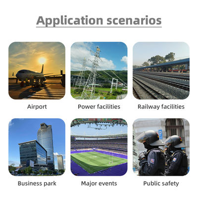 Factory  Drone Detector Portable 10km Long Distance Passive Drone signal Detection Tracking and Positioning drone detection for anti drone system